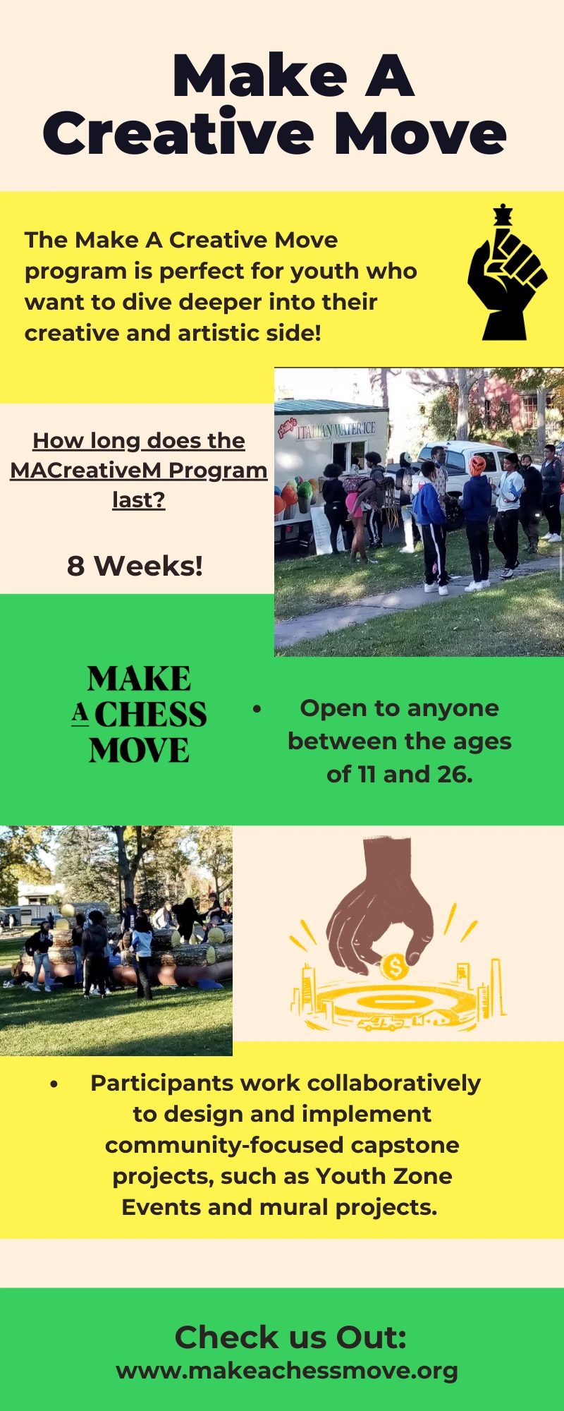 MACreativeM program flyer